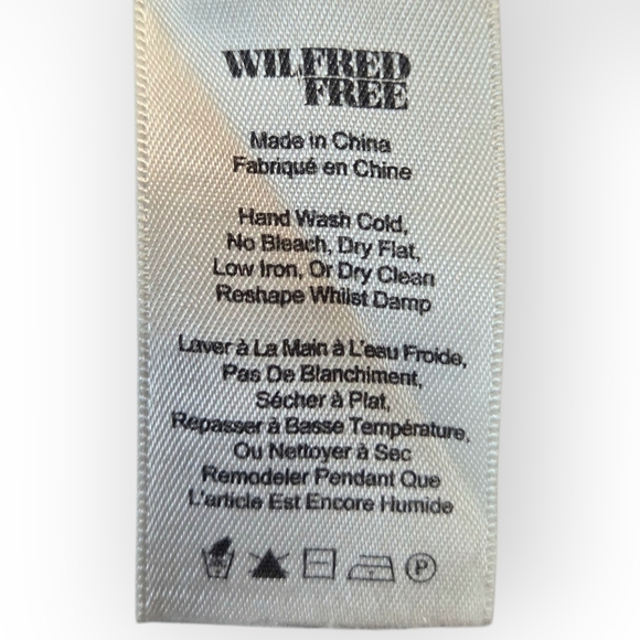 Wilfred Longline Open-Front Cardigan | Heather Grey | Size L - Picture 8 of 10